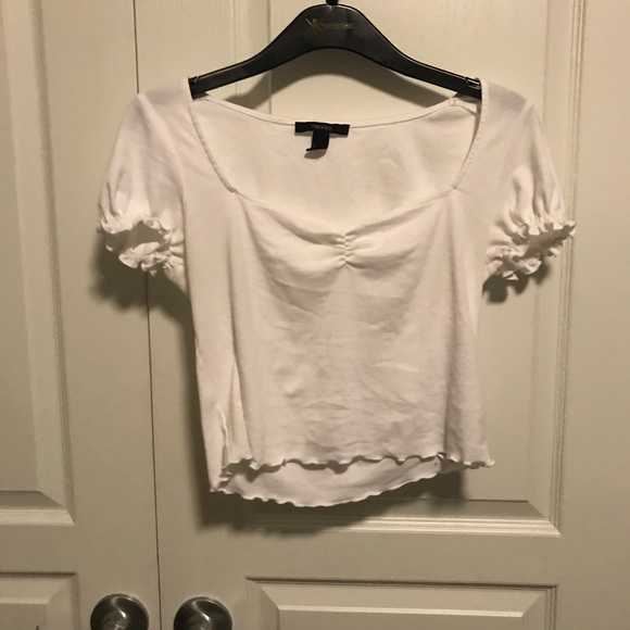Forever 21 white crop top - Picture 4 of 4